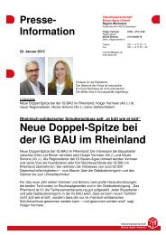 Neue Doppel-Spitze bei IG BAU im Rheinland - IG Bau Duisburg ...