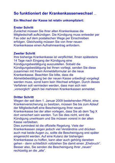 So Funktioniert Der Krankenkassenwechsel Ig Bau Duisburg