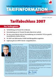 TARIFINFORMATION - IGBCE-Biberach