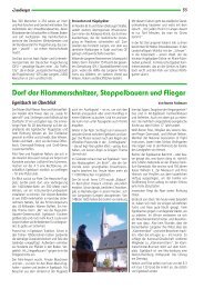 Dorf der Klammerschnitzer, Steppelbauern und Flieger - Isenburger