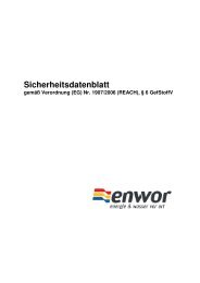 Sicherheitsdatenblatt - Enwor