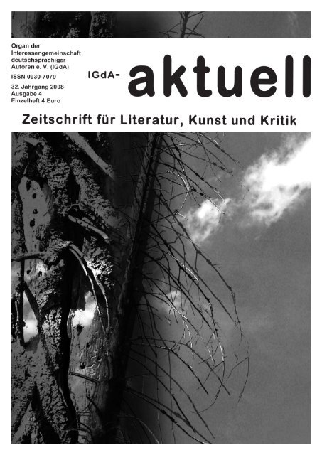 Heft 4 / 2008 - Interessengemeinschaft deutschsprachiger Autoren eV