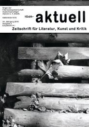 Heft 3 (2010) - Interessengemeinschaft deutschsprachiger Autoren eV