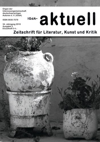 Heft 2 (2010) - Interessengemeinschaft deutschsprachiger Autoren eV