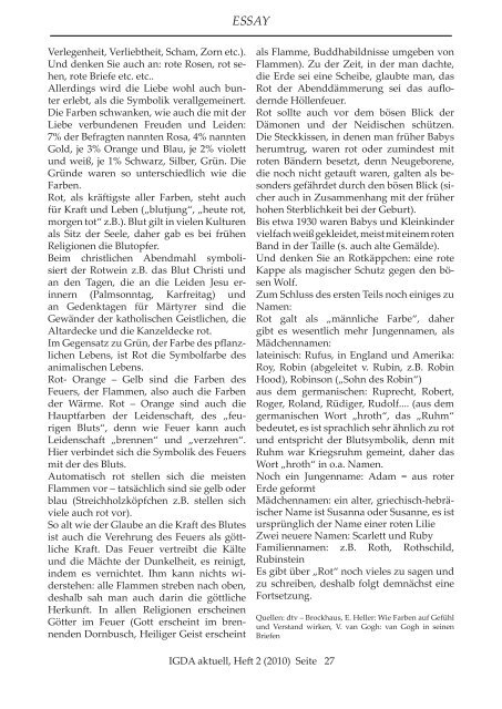 Heft 2 (2010) - Interessengemeinschaft deutschsprachiger Autoren eV