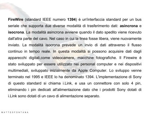 Manuale di informatica - Matteo Fontana