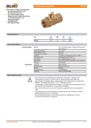 Technisches Datenblatt C215Q - Belimo