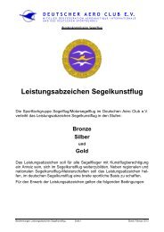 Leistungsabzeichen Segelkunstflug - DAeC Deutscher Aeroclub