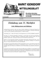Ausgabe 07/2013 - Markt Igensdorf