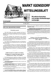 Ausgabe 04/2011 - Markt Igensdorf