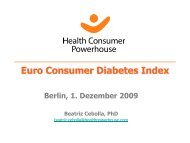 Euro HIV Index 2009 - IGES Institut GmbH