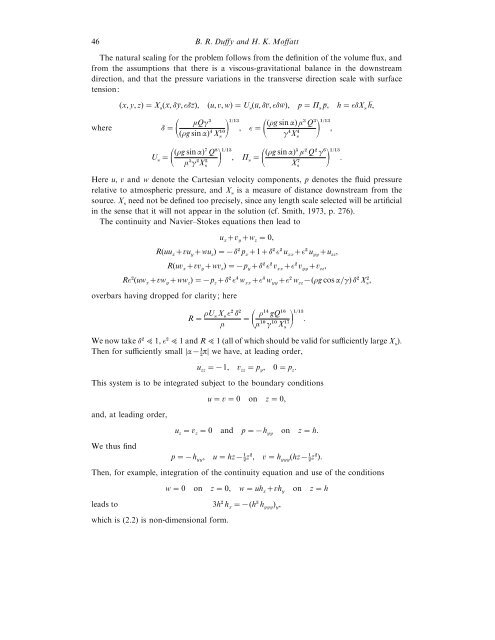 A similarity solution for viscous source flow on a vertical plane