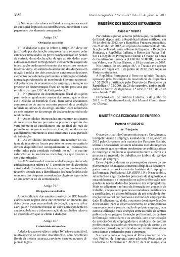 Portaria n.Âº 203/2013 - DiÃ¡rio da RepÃºblica ElectrÃ³nico