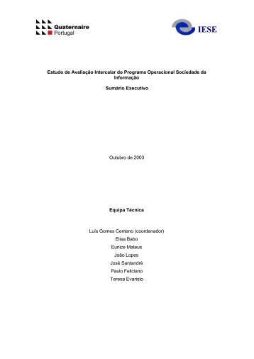 PDF (112 KB) - Instituto de GestÃ£o do Fundo Social Europeu
