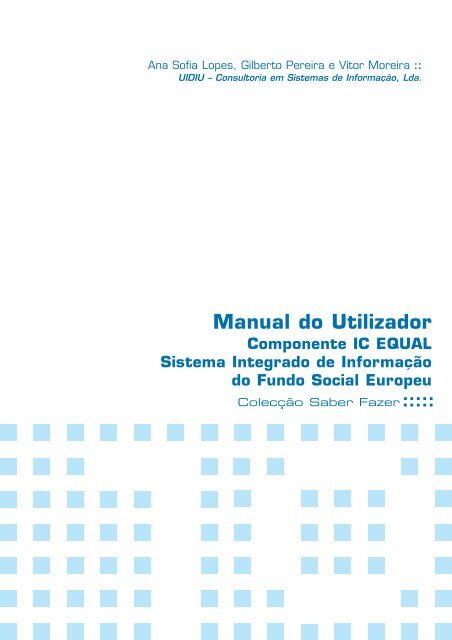 guia - Instituto de GestÃ£o do Fundo Social Europeu