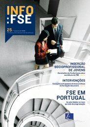 FSE EM PORTUGAL - Instituto de GestÃ£o do Fundo Social Europeu