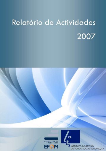 PDF (2368 KB) - Instituto de GestÃ£o do Fundo Social Europeu