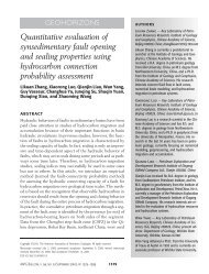 Quantitative evaluation of synsedimentary fault opening and sealing ...