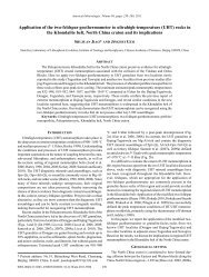 Application of the two-feldspar geothermometer to ultrahigh ...