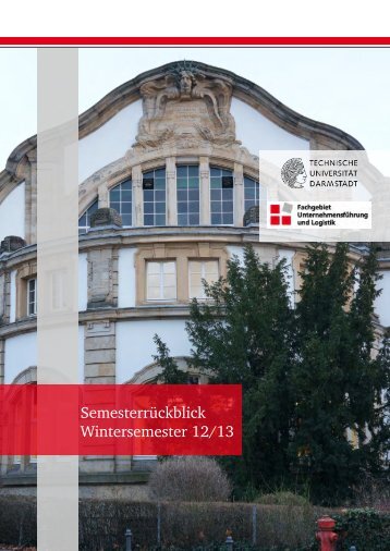 Semesterrückblick Wintersemester 12/13 - ESTA