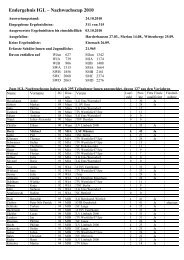 Endergebnis 2010 - IGL-ev.de