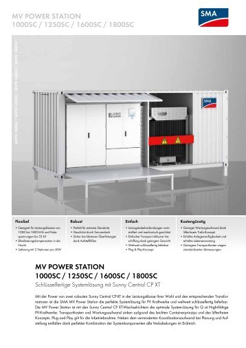 mv power station 1000sc / 1250sc / 1600sc / 1800sc - SMA Solar ...