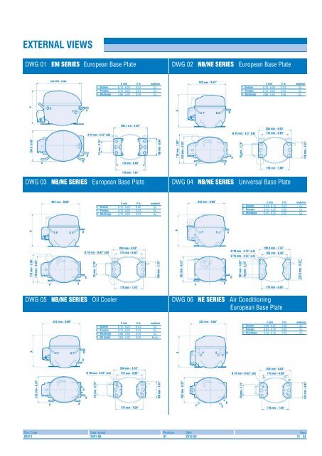 NB NE T/NT NJ EM R-134a R-22 R-404A / R-507 R-407C ... - Iglotech