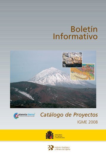 BoletÃ­n Informativo - Instituto GeolÃ³gico y Minero de EspaÃ±a