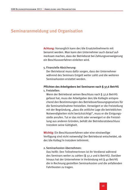 Bildungsprogramm 2013 - IG Metall Bezirk Berlin-Brandenburg ...