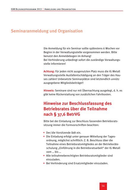 Bildungsprogramm 2013 - IG Metall Bezirk Berlin-Brandenburg ...