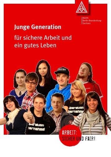 Junge Generation fÃ¼r sichere Arbeit und ein gutes Leben