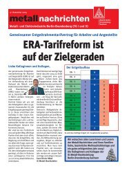 ERA-Tarifreform ist auf der Zielgeraden - IG Metall Bezirk Berlin ...