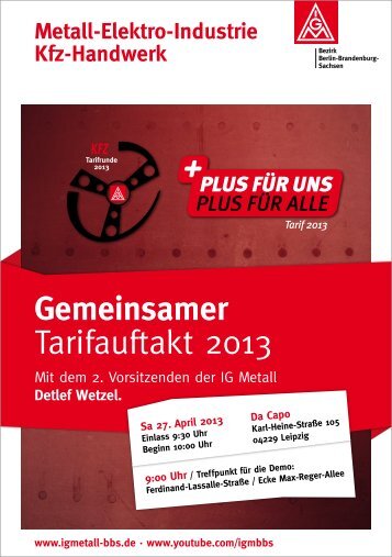 Tarifauftakt 2013.pdf - IG Metall