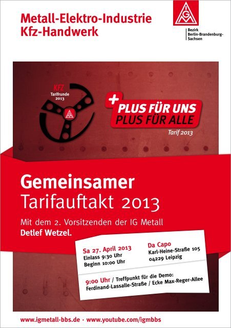 Tarifauftakt 2013.pdf - IG Metall