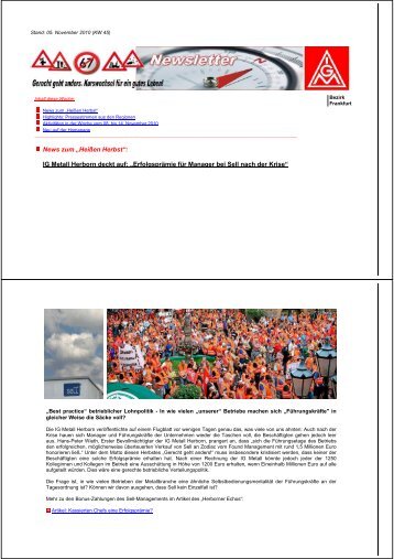 Newsletter KW45.html - IG-Metall