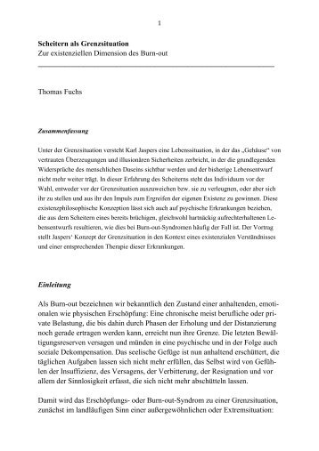 Referat von Prof. Dr. med. Dr. phil. Thomas Fuchs (pdf/179.64KB)