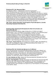 Beschreibung Workshops