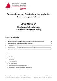 Peer Marking - Stifterverband für die Deutsche Wissenschaft