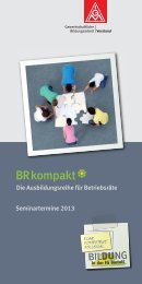 Seminare 2013 PDF - IG Metall