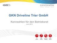 Profilbogen GKN Driveline (PDF 0,99 MB) - IG Metall - Trier