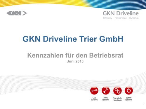 Profilbogen GKN Driveline (PDF 0,99 MB) - IG Metall - Trier