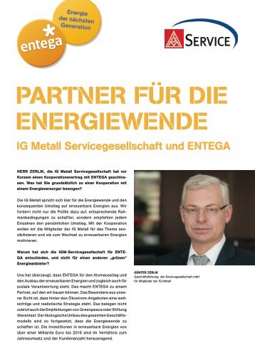 Infoblatt - der Servicegesellschaft mbH für Mitglieder der IG Metall