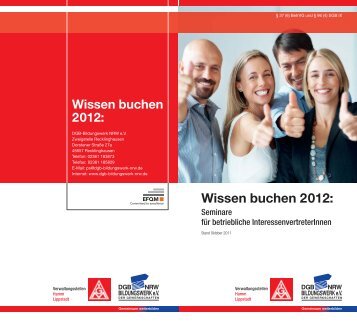 Das DGB-Bildungswerk NRW - der Servicegesellschaft mbH für ...
