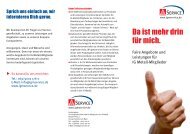 Info-Flyer - der Servicegesellschaft mbH für Mitglieder der IG Metall