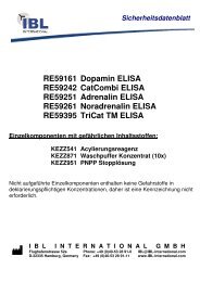 RE59161 Dopamin ELISA RE59242 CatCombi ... - IBL international