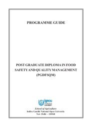 Final PGDFSQM(PG).pmd - IGNOU Online