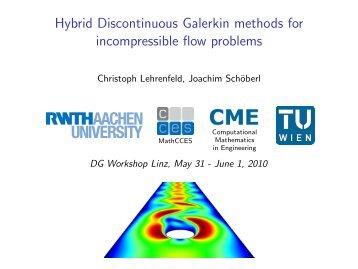 Hybrid Discontinuous Galerkin methods for incompressible flow ...