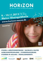 9.+ 10.11.2013 | Mainz |rheingoldhalle - Horizon