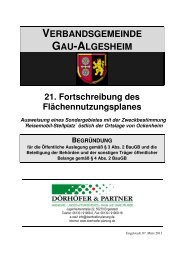 weiterlesen - Verbandsgemeinde Gau-Algesheim