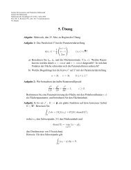 5. Ãbung - Institut fÃ¼r Geometrie und Praktische Mathematik